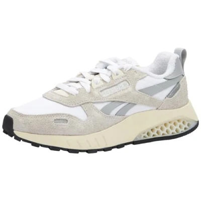 Image of Reebok Unisex Classic Leather Hexalite Sneaker, Ftwwht Pugry3 Alabas, 7.5 UK