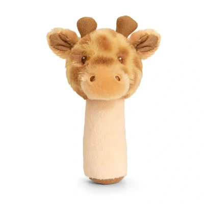 Image of Keel Toys 14cm Keeleco Huggy Giraffe Stick Rattle