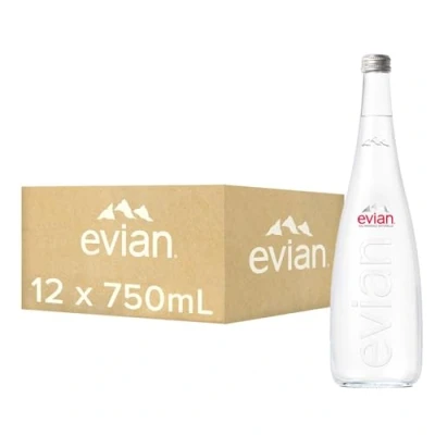 Image of Evian Natural Mineral Water 75cl VAP x 12