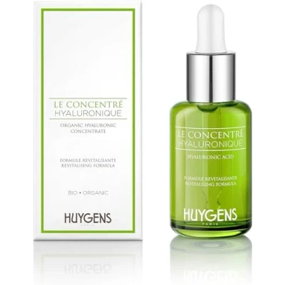 Image of HUYGENS Hyaluronic Acid Concentrate Certified Organic 30mL Revitalizes, Hydrates 99% Natural Vegan Made in France