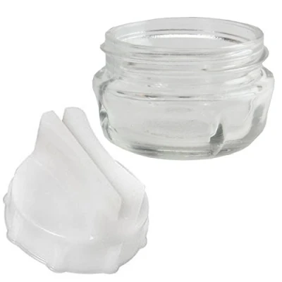 Image of SPARES2GO Screw In Glass Lamp Bulb Lens Light Cover + Auxiliary Removal Tool for Neff Oven Cooker