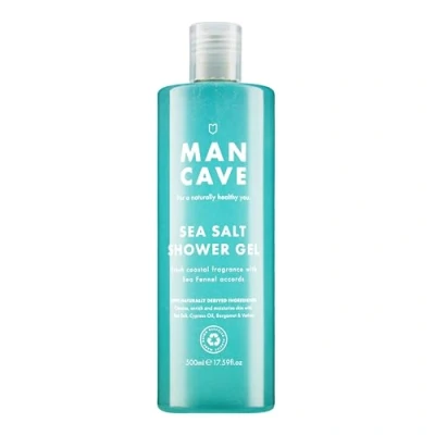 Image of ManCave Sea Salt Shower Gel for Men, Coastal Aroma with Fennel, Cypress and Bergamot, Sulphate Paraben Free, Natural, Vegan, Cruelty 500 ml