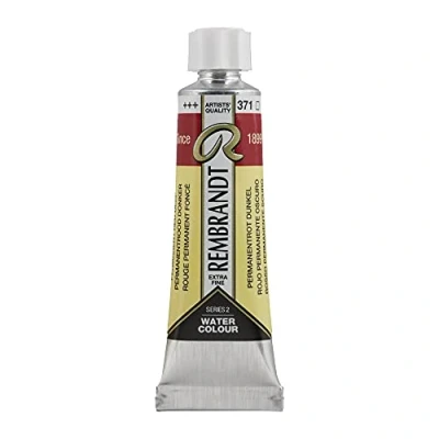 Image of Rembrandt Watercolour Tube 10 ml Permanent Red Deep 371