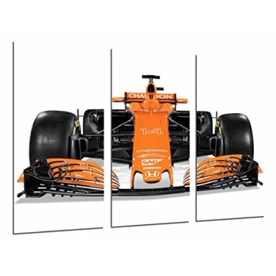 Image of Camara Poster Photo Car McLaren Honda Formula 1, Fernando Alonso 2017 Total size: 97 x 62 cm XXL, Multicolor