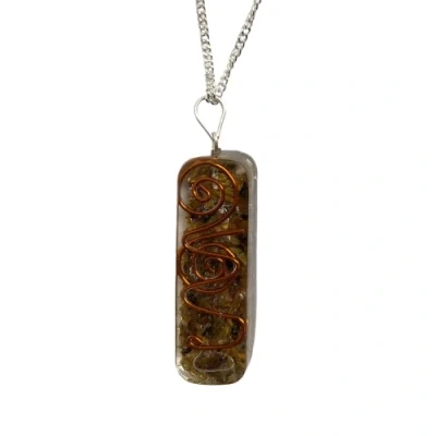 Image of VIE Orgonite Reiki Pendant, 3.5cm (Tiger&#039;s Eye)