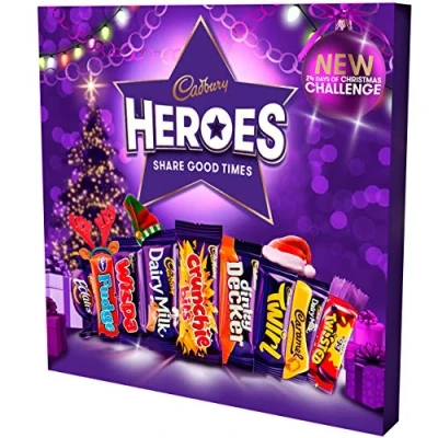 Image of Cadbury Heroes Christmas Adventure Chocolate Advent Calendar, 232 g, Pack of 4