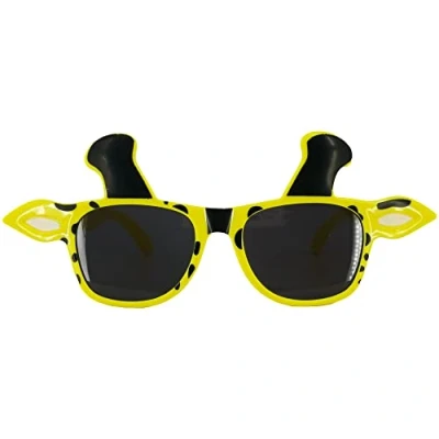 Image of Pohotobooth Props Ltd Fun Giraffe With Ears And Horns Sunglasses