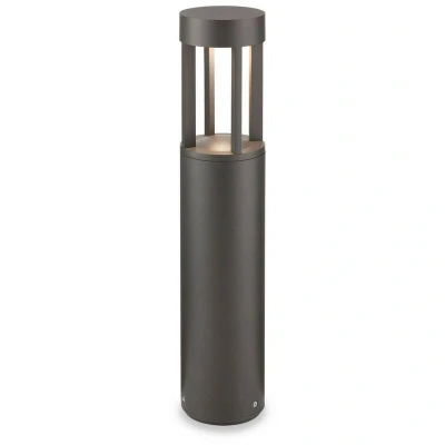 Image of Delta LED 1 Light Small Bollard Post Graphite IP54