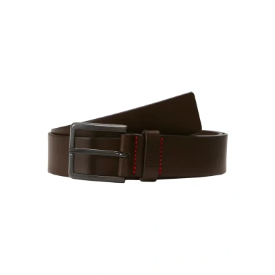 Image of HUGO Gionio Belt business, Men&#039;s, Size: 42, Dark brown