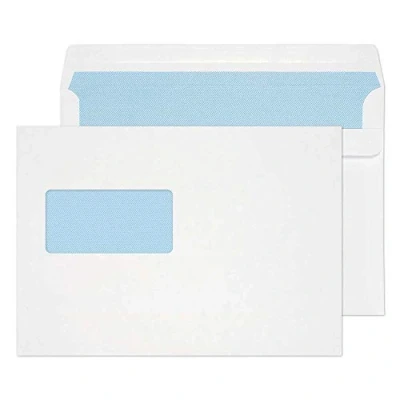 Image of Blake Purely Everyday C5 162 x 229 mm 90 gsm Self Seal Wallet High Window Envelopes (1709) White Pack of 500