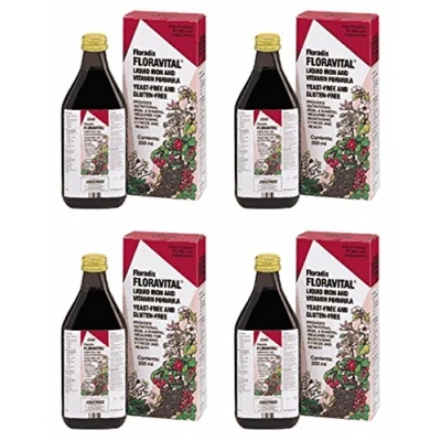 Image of (4 PACK) Floradix Floravital Yeast And Gluten Fr 250ml 4 PACK BUNDLE