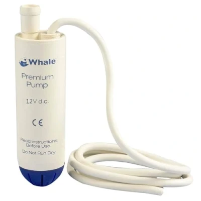 Image of Whale Standard 12V Submersible Electric Pump White, 13 Litres