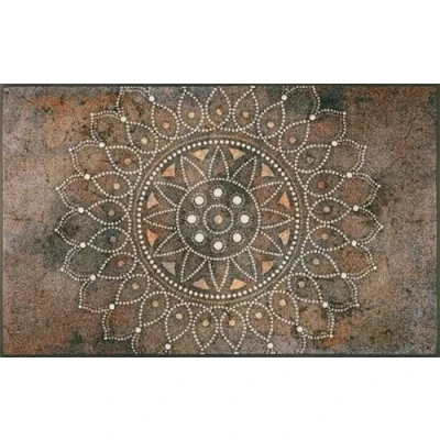 Image of Wash+Dry Doormat, Polyamide Back: Nitrile Rubber, Colourful, 75 x 120 cm