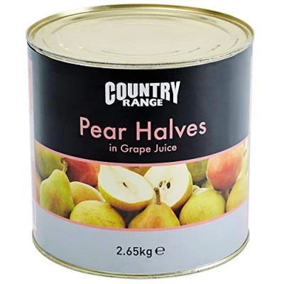 Image of Country Range Pear Halves in Juice 1x2.6kg
