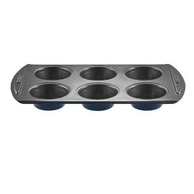 Image of lakeland Bakeware 6 Hole Deep Bun Cupcake Muffin Baking Tin