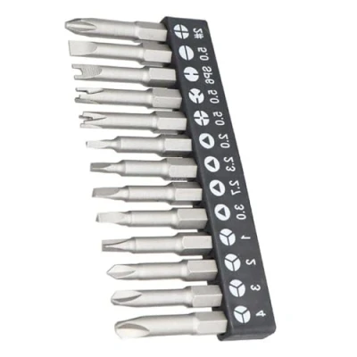 Image of 13pcs Magnetic Screwdriver Set Convenient &amp; Durable Multi size Bits For Home Appliance Sockets 13 Pieces Special Shaped