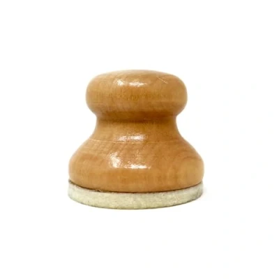Image of Artway Wooden Handheld Printmaking Baren Small 53mm Diameter, Brown