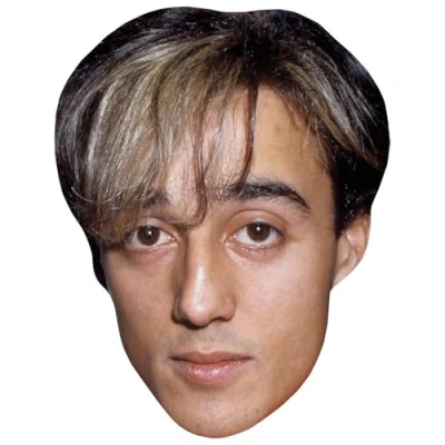 Image of Andrew Ridgeley (Young) Celebrity Mask, Flat Card Face, Fancy Dress Mask