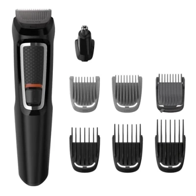 Image of Philips Series 3000 All in One Trimmer, 7 1 Multiroom, Easy Styling for Face and Hair, 11 Length Settings (0.5 16mm), Model MG3730/15