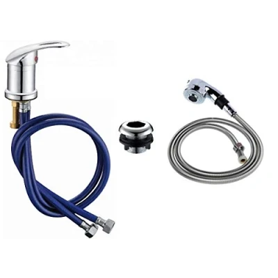 Image of Shampoo Chair Hairdressing Mixer tap Salon Barber Faucet with Shower Head