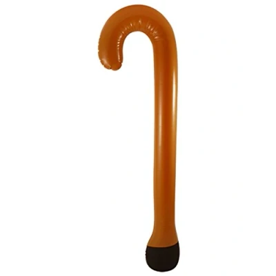 Image of Henbrandt Inflatable Walking Stick 90cm Blow Up Joke Gift Birthday Retirement Old Age Pensioner Novelty Photo Booth Props Fancy Dress Accessory Party Decorations
