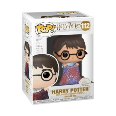 Image of Funko POP! Potter Harry With Invisibility Cloak Collectable Vinyl Figure Gift Idea Official Merchandise Toys for Kids &amp; Adults Movies Fans