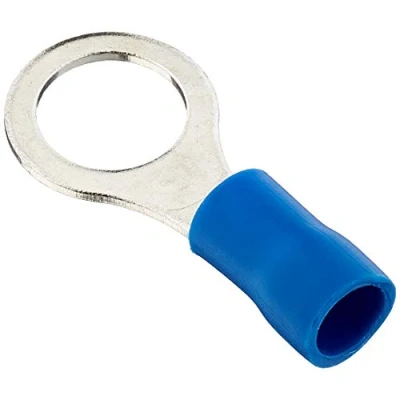 Image of In Phase Car Audio Linx LB8RT Blue 8.4mm Ring Terminal (4 Pack)