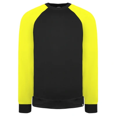 Image of Dickies Hoodie/Pullover 2 Tone Sweatshirt Black/Yellow XXL