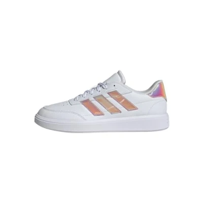 Image of adidas Women&#039;s COURTBLOCK Non Football Low Shoes, Cloud White/Cloud White, 6 UK