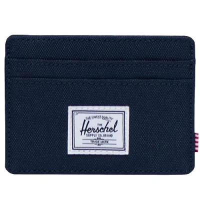 Image of Herschel Charlie Cardholder Wallet, One Size, Navy, Casual