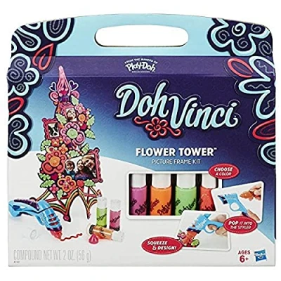 Image of Play Doh DohVinci Flower Tower Complete Frame Kit