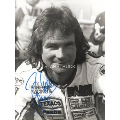 Image of Motor Sport Legend Barry Sheene Signed (Pre Printed) Autograph Exclusive A4 Print 4