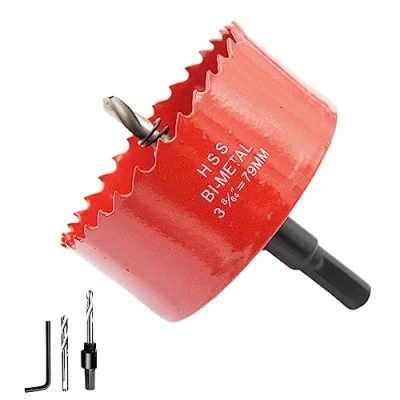 Image of 79mm Hole Saw LAIWEI Cutter,For Drilling Wood, Aluminum Profiles,PVC and Other Materials(3 1/8 inch)