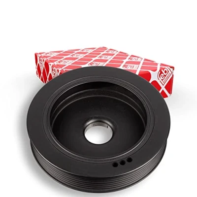 Image of 8200267867 crankshaft Pulley FEBI BILSTEIN 106829 7PK 152mm 6 for VAUXHALL: Vivaro Van, Movano Mk1, OPEL: A Van