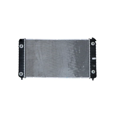 Image of 52462548 Engine radiator NRF 56011 Aluminium 667mm 386mm 29mm with mounting parts Brazed cooling fins