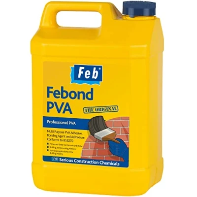 Image of Feb Febond Professional PVA, White, 5 Litre