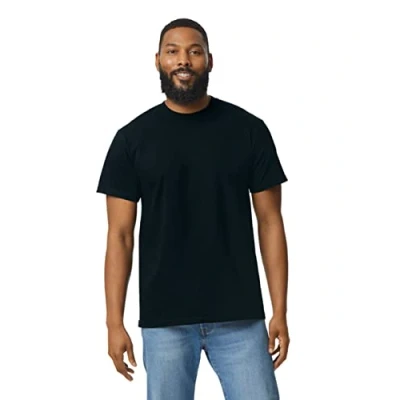 Image of GILDAN H000 Adult Hammer 6 oz. T Shirt Black 4XL