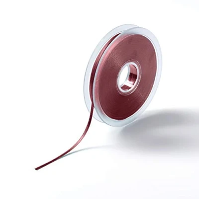 Image of Prym Satin Ribbon 3 mm Bordeaux, 100% Polyester