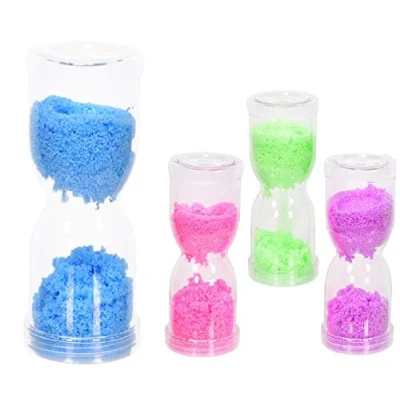 Image of KandyToys TY5613 FlowGo Egg Timer Moving Sand Set in 4 Colours, Multi