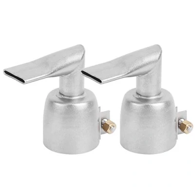 Image of 2pcs 20 mm 90 Degree Angled Wide Slot Weld Nozzle for Plastic Welding Hot Air Heat Gun