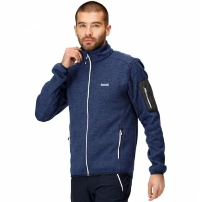 Image of Regatta Men&#039;s Newhill Full Zip Fleece Navy
