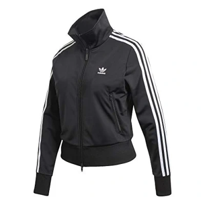 Image of adidas Originals womens Firebird Track Jacket Black/White Small