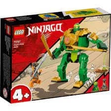 Image of LEGO NINJAGO Lloyd’s Ninja Mech 71757 Beginner Set Featuring a Battle Toy, Lloyd and Snake Figure; Building Kit for Kids Aged 4+ (57 Pieces)