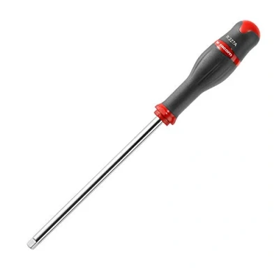Image of FACOM R.227B 1/4 Standard Screwdriver Handle, Tri Wing, Soft Grip, In line Heat Treatment, Laser Marking