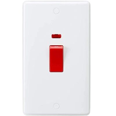 Image of KnightsBridge Curved Edge 45A DP Switch with Neon (large)