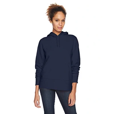 Image of Amazon Essentials Women&#039;s Fleece Pullover Hoodie (Available in Plus Size), Navy, XXL