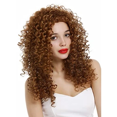 Image of Wig ME UP VK 35 27 Lady long very curly voluminous curls curled strawberry blond