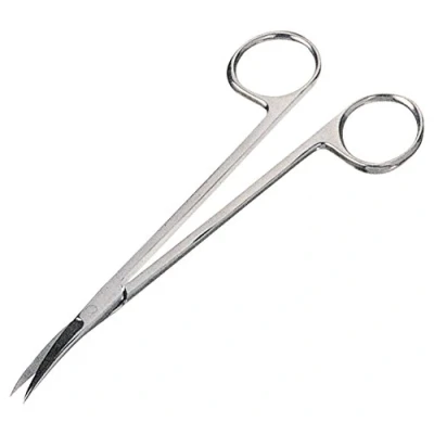 Image of fine Electronic Snips (Scissor Style), Stainless Steel, Curved Ends, 145mm. ENGINEER ph 34