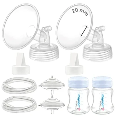 Image of Maymom Pump Parts Spectra S2 S1, mm Flange Valve Tube Bottle Backflow Protector, Not Original Accessories Replace Duckbill (20mm Flange)
