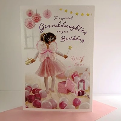 Image of ICG Special Granddaughter Birthday Card Fairy